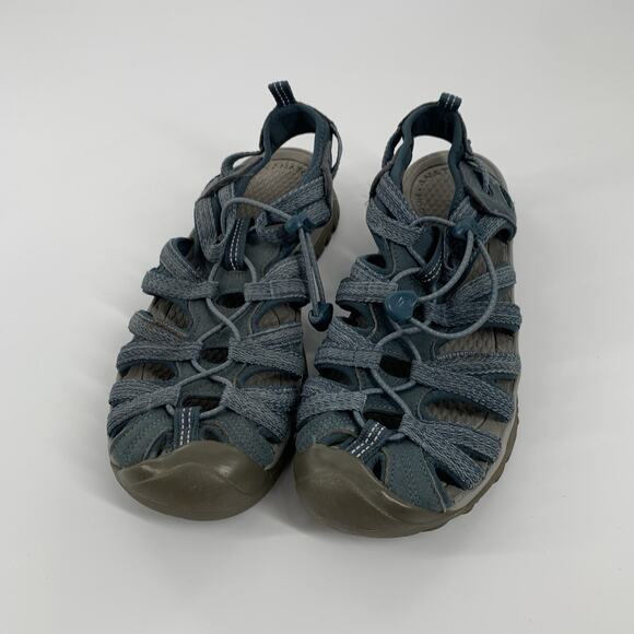 KEEN Whisper Outdoor Waterproof Walking Hiking Sandals Sz 9.5 Womens Smoke Blue - Picture 3 of 9